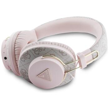 Guess Triangle Logo Беспроводные наушники Bluetooth ENC / розовый (GUBHS72P4GTRDP)