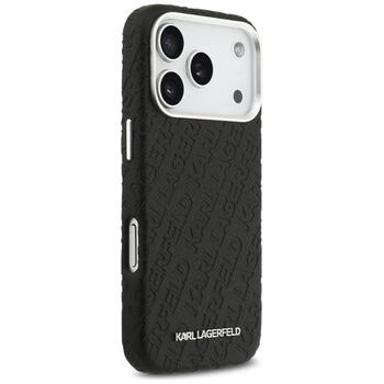 Karl Lagerfeld Grained PU Repeated Logo MagSafe Case Чехол для Apple iPhone 17 Pro (KLHMP17LPGKLFOFK)