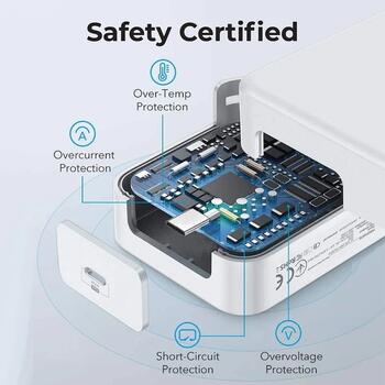 Promate PowerPort-20PD Premium Tīkla Lādētājs Type-C PD 20W (AISPOWERPORT20PDWEU)