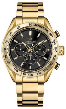 Giewont Chronograph Sapphire Vīriešu pulkstenis / zeltains/melns (GW9580-B4)