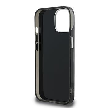 Karl Lagerfeld IML Aquarelle Choupette Aizsargapvalks priekš iPhone 15 / melns (KLHCP15SHMCHAQK)