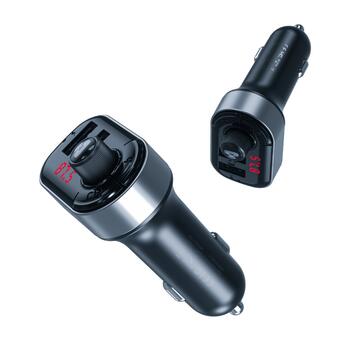 XO BCC10 Зарядное устройство FM Transmitter / Bluetooth /  MP3 / 3.1A (GSM170032)