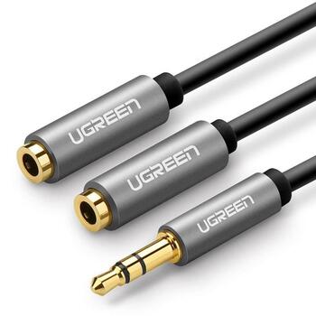 Ugreen Audio splitter 3.5 mm Y‑Austiņu Sadalītājs 20cm (10532)