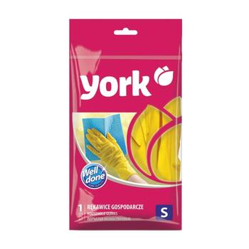 York Хозяйственные Резиновые Перчатки S Размер (36092030)