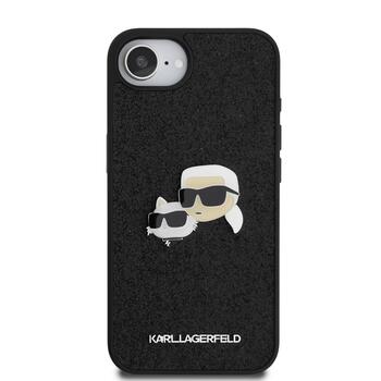 Karl Lagerfeld Fixed Glitter Metal K&CH Case Aizsargapvalks priekš Apple iPhone 16e (KLHCPSE4PFGKCPK)
