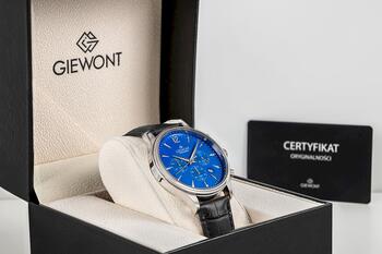 Giewont Мужские часы Chronograph Sapphire GW6310-A3 / чёрно-синий (GW6310-A3)