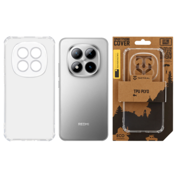Tactical TPU Plyo Cover Aizsargapvalks priekš Xiaomi Redmi Note 15 Pro+ 5G / caurspīdīgs (TA-57983129097)