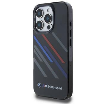 BMW Motorsport IML Random Stripes Защитный Чехол для Apple iPhone 16 Pro (BMHCP16L23HTRAK)