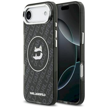 Karl Lagerfeld IML Choupette Head Logo MagSafe Case Защитный чехол для iPhone Air / чёрный (KLHMP17MHMKBCHOK)