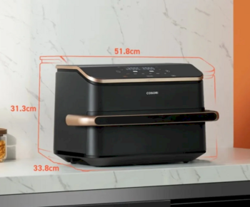 Cosori Dual Basket Twinfry Chef Edition Аэрогриль 10L 1800W black (CAF-TF101S-AEUR)