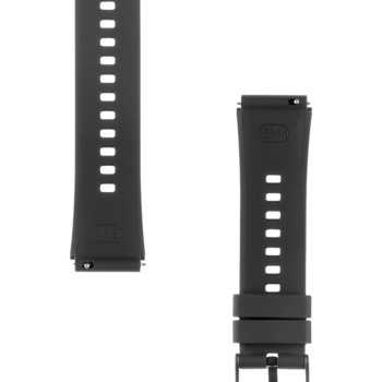 Tactical Quick Release Silicone Band Viedpulksteņu siksniņa 18mm / melns (TA-57983126073)