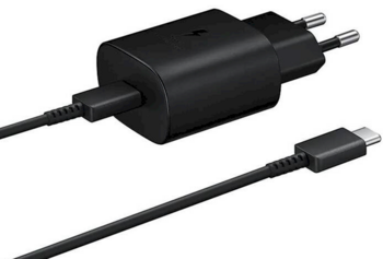 Samsung EP-TA800EBE + EP-DG980BBE Сетевое зарядное устройство 25W + USB-C - USB-C кабель (OOB Bulk) (TA800EBE/DG980BBE)