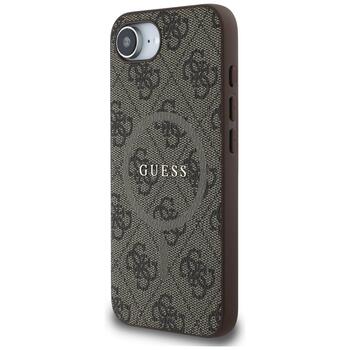 Guess PU Leather 4G Colored Ring MagSafe Case Чехол для Apple iPhone 16e (GUHMPSE4G4GFRW)