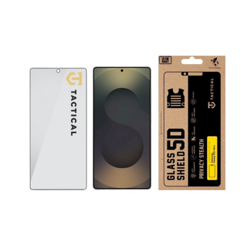 Tactical Glass Shield Privacy Stealth 5D Защитное стекло для Samsung Galaxy S25 Ultra / чёрный (TA-57983127209)