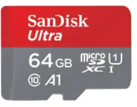 SanDisk Ultra microSDXC Карта памяти 64GB (SDSQUAB-064G-GN6IA)