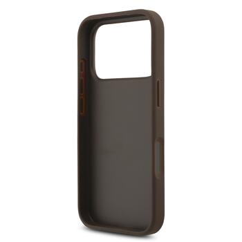 Guess PU 4G Metal Logo Strap Case Чехол для Apple iPhone 17 Pro (GUHCP17LP4GMGSW)
