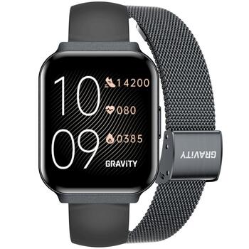 Smartwatch Gravity Ремешок + браслет GT44-5 / чёрный (GT44-5)