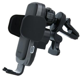 Swissten W2-AV5 Air Vent Универсальный Держатель C 15W Беспроводной Зарядкой + Micro USB Провод 1.2м (W2-AV5)
