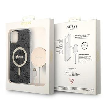 Guess Set GUBPN61H4EACSK Защитный чехол + зарядное устройство для iPhone 11 6.1