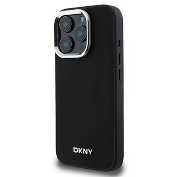 DKNY Plain Silver Logo MagSafe Защитный Чехол для Apple iPhone 16 Pro (DKHMP16LPSCMCLK)