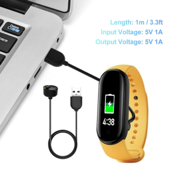 RoGer Xiaomi Mi Band 5/6/7 USB Магнитный кабель 40см (SW370375)