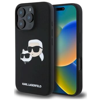 Karl Lagerfeld KLHMP16XSKCHPPLK Aizsargapvalks priekš iPhone 16 Pro Max 6.9