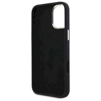 Guess GUHCP16SM4DGPK Silicone Logo Strass 4G Защитный чехол для iPhone 16 6.1