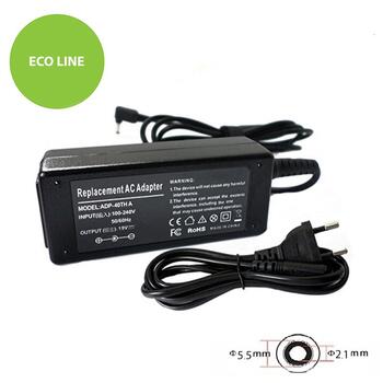 Зарядное устройство AC45F5521 для ноутбуков Acer 19V / 2.37A / 45W (AC45F5521)