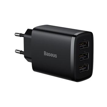 Baseus Компактное Зарядное Устройство 3 x USB / 17 Вт (BRA011960)