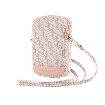 Guess PU G Cube Wallet Phone Bag Кошелек-сумка для телефона / розовый (GUWBZPGCSPGP)