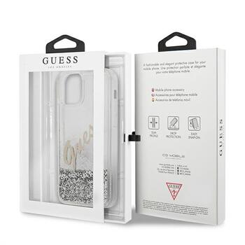 Guess GUHCP12LGLVSSI Glitter Vintage Script Hardcase Защитный чехол для iPhone 12 Pro Max 6,7