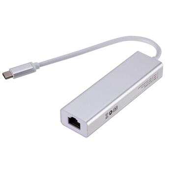 RoGer AD15642 USB-C Hubs - Sadalītājs 3 x USB 3.0 / RJ45 (AD15642)