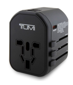 Tumi TUTA20WMSLK 20W Ceļojumu adapteris USB-C 2x USB-A (TUTA20WMSLK)