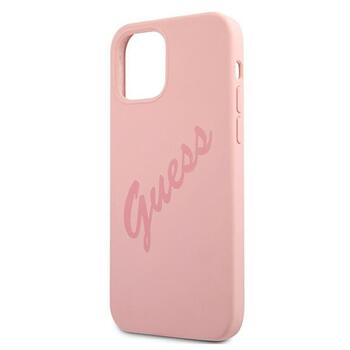 Guess GUHCP12SLSVSPI Script Vintage Защитный чехол для iPhone 12 mini 5,4