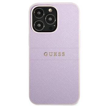 Guess GUHCP13LPSASBPU Saffiano Hot Stamp & Metal Logo Защитный чехол для iPhone 13 Pro / 13 6,1