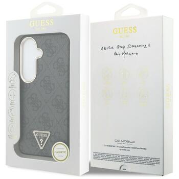 Case Guess 4G Triangle Logo MagSafe Защитный чехол для Samsung Galaxy S26 / чёрный (GUHMS26SP4GTDGMK)