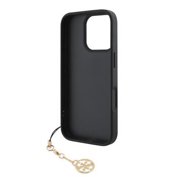 Guess 4G Charm Case Защитный чехол для iPhone 16 Pro Max Tone on Tone / серый (GUHCP16XGF4GCK)