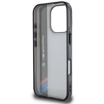 BMW Motorsport IML Vertical Stripe Aizsargapvalks Priekš Apple iPhone 16 Pro (BMHCP16L23HTFEG)