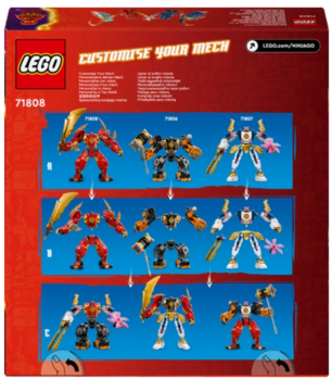 LEGO 71808 Kai's Elemental Fire Mech Конструктор (71808)