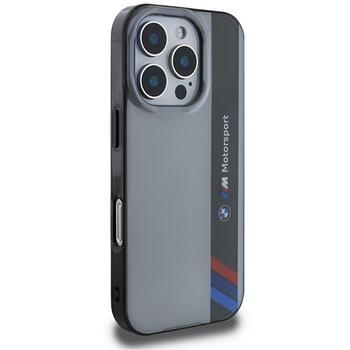 BMW Motorsport IML Vertical Stripe Aizsargapvalks Priekš Apple iPhone 16 Pro (BMHCP16L23HTFEG)