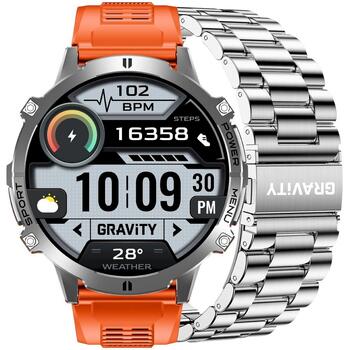 Smartwatch Gravity Ремешок + браслет GT42-4 / графитовый (GT42-4)