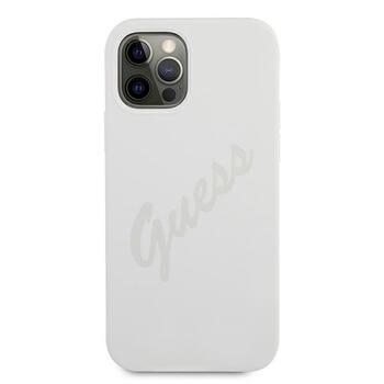 Guess GUHCP12LLSVSCR Script Vintage Aizsargapvalks priekš iPhone 12 Pro Max 6,7
