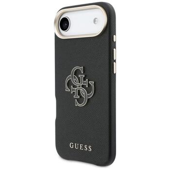 Case Guess FW Resin Logo Aizsargapvalks priekš iPhone Air / melns (GUHCP17M5PS4RGGK)