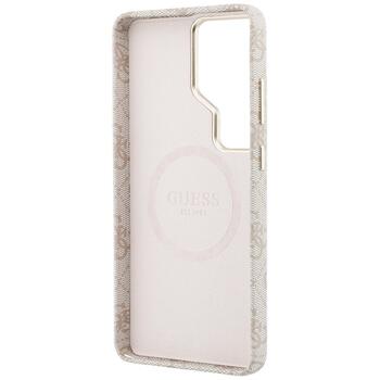 Guess 4G Script MagSafe Case Защитный чехол для Samsung Galaxy S26 Ultra / розовый (GUHMS26L5P4FWMSP)