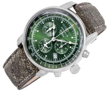 ZEPPELIN 100 Jahre Chronograph Vīriešu pulkstenis 8680-4 / sudraba (8680-4)
