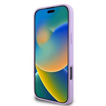 Guess GUHMP16XPSAPSMEU Hardcase Saffiano Peony Classic Logo Aizsargapvalks priekš iPhone 16 Pro Max 6.9