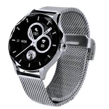 Garett Smartwatch Viva Silver steel Умные часы AMOLED / IP67 / Find your phone / Music playback control (VIVA_SVR_STL)