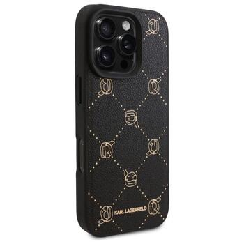 Karl Lagerfeld Hard Karl Head MagSafe Case Чехол для Apple iPhone 16 Pro Max (KLHMP16XPGKHPHK)