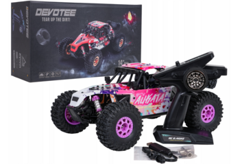 RoGer RC Crawler ALIKATA Tālvadības Bezceļu automašīna 1:12 Purple (5903864970142)