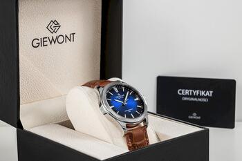 Giewont Elegance Sapphire Мужские часы / коричнево-синий (GW5160-A7)